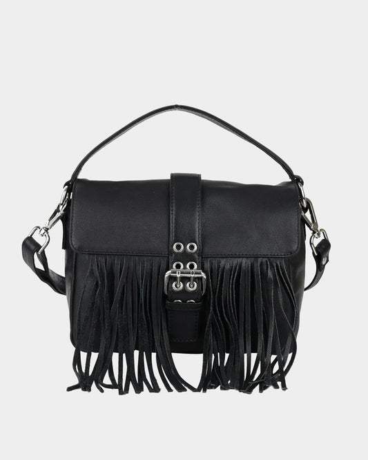Núnoo Honey Buckle Fringe Mountain Black Medium Black