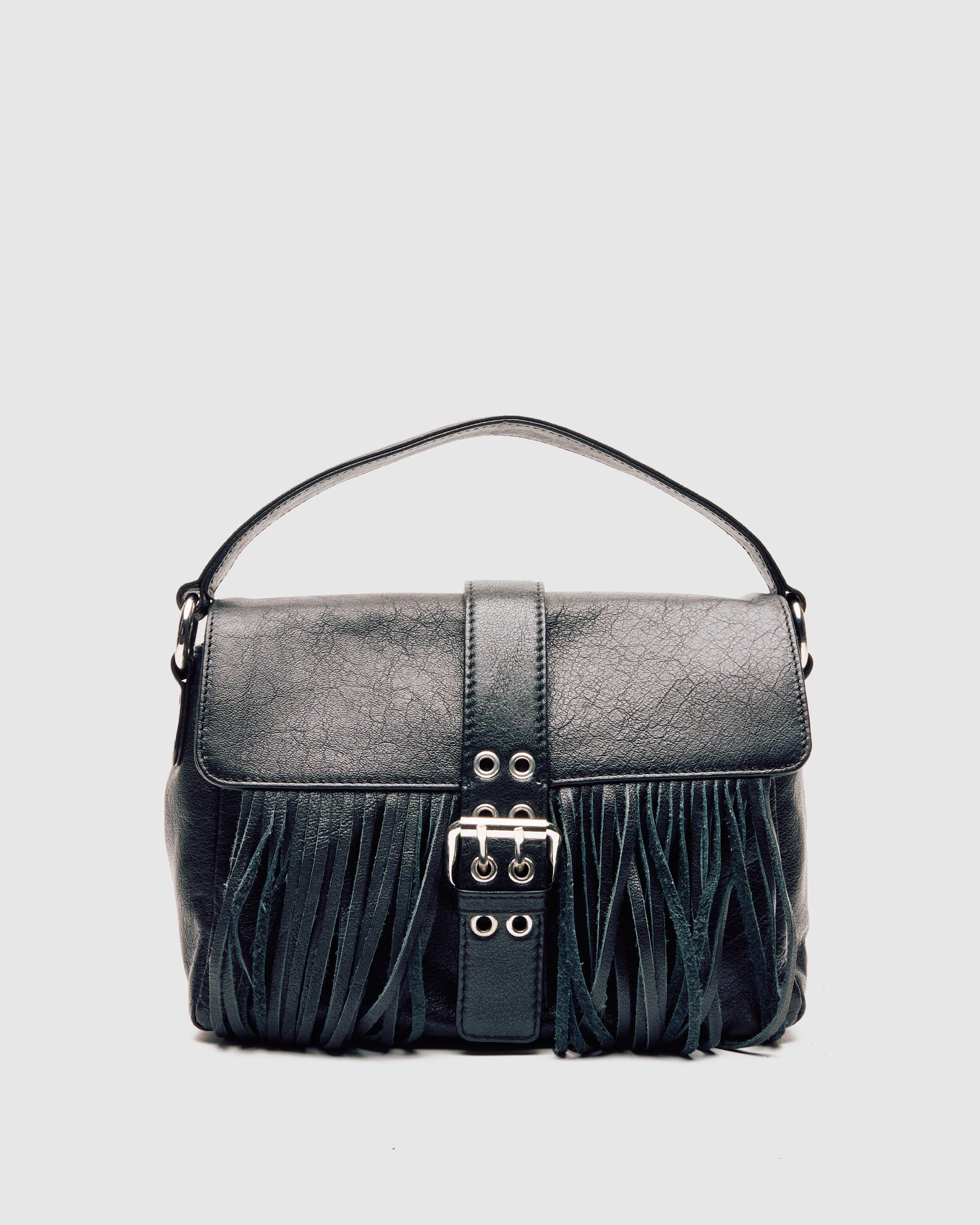 Núnoo Honey Buckle Fringe Mountain Black Medium Black