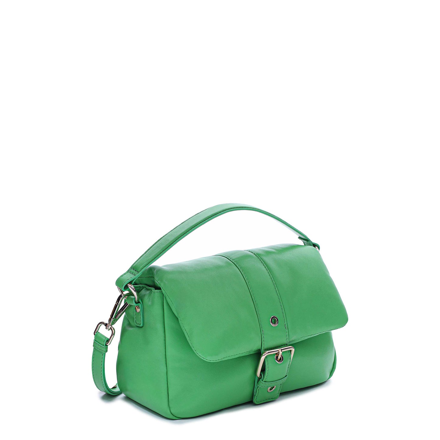 Núnoo Honey Buckle Puffed Sheep Bright Green w. Gold Medium