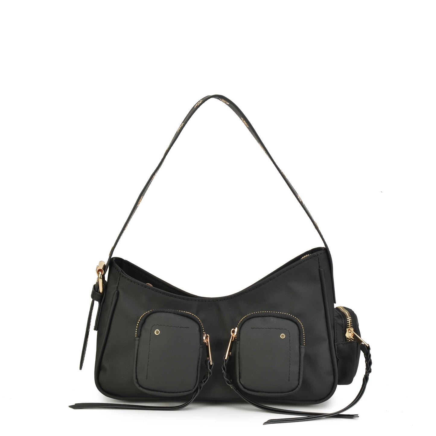 Núnoo Jennifer Pocket Bamboo Black w. Gold  Black
