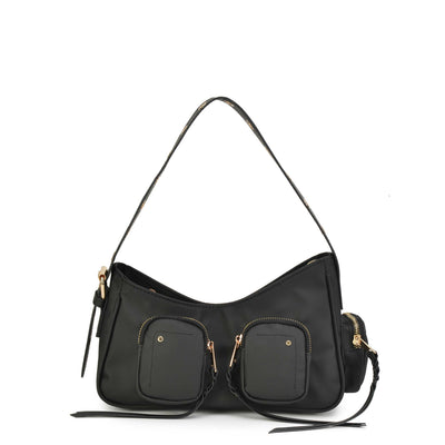 Jennifer Pocket Bamboo Black w. Gold