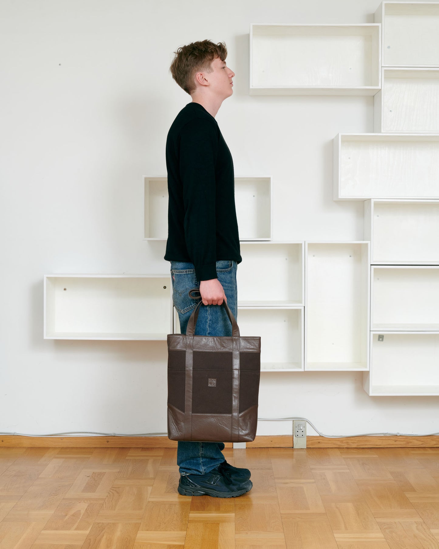 Núnoo Karl Canvas Chocolate Large Chocolate