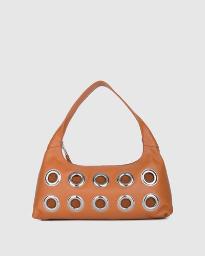 Large Dandy Eyelet Soft Honey