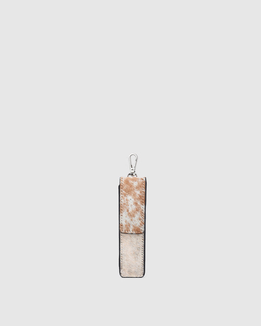 Núnoo Lipgloss Bag Charm Light Brown Dots Accessories Light brown