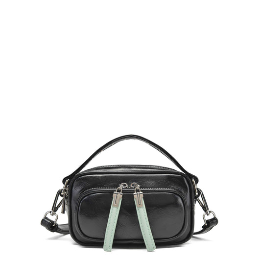 Núnoo Lyra Pocket Wrinkle Black Small bag Black