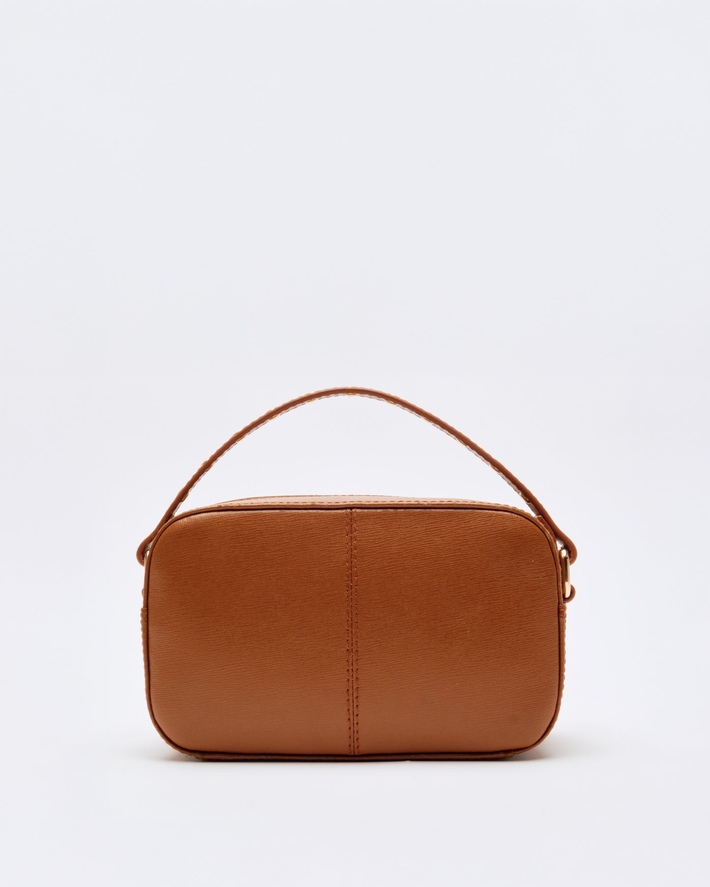 Núnoo Lyra Studs Florence Brown w. Gold Small bag Brown