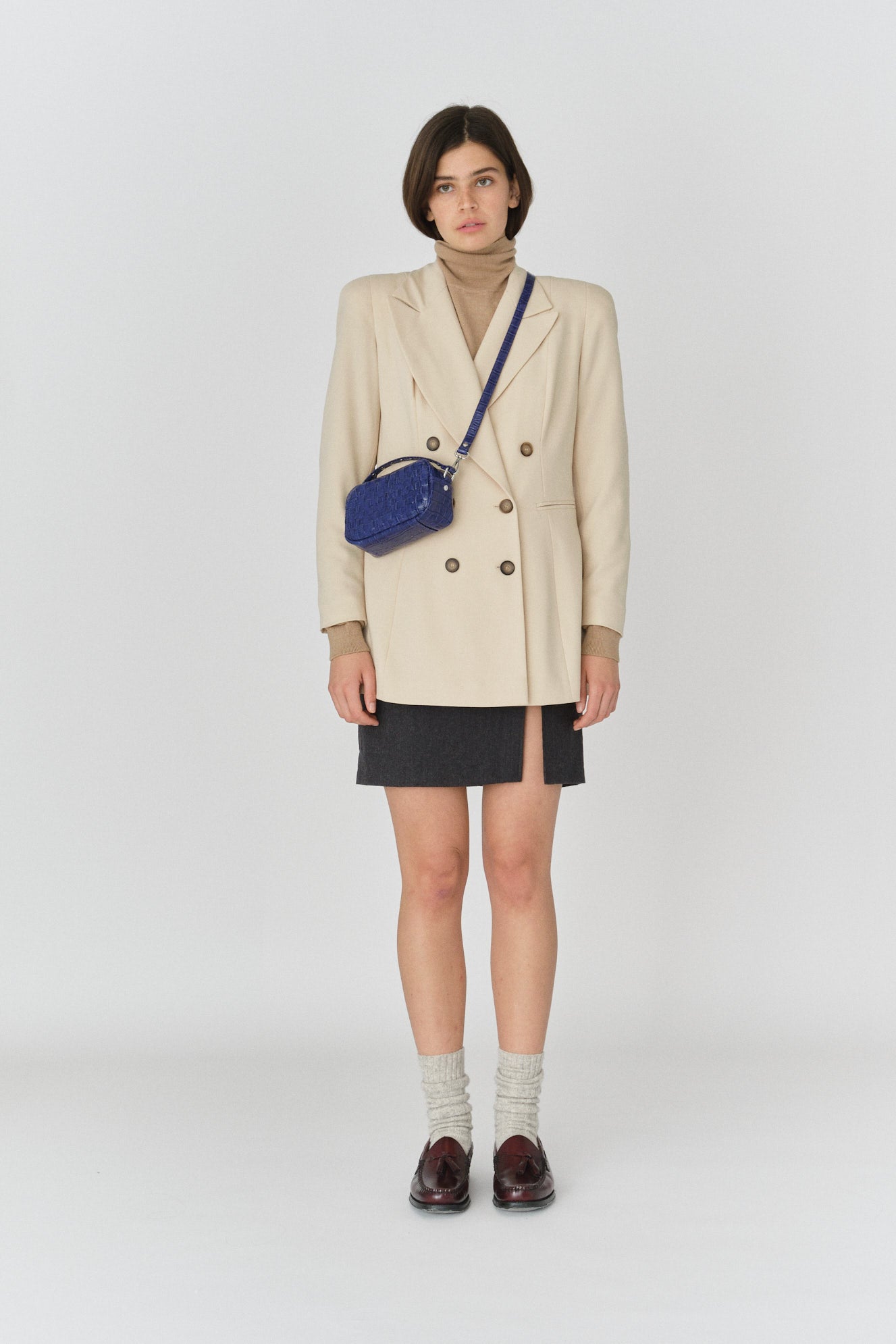 Núnoo Lyra Texas Dark Blue Small bag Dark blue