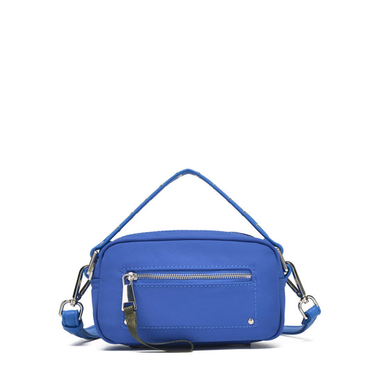 Núnoo Lyra Zipper Recycled Parachute Blue Small bag Blue