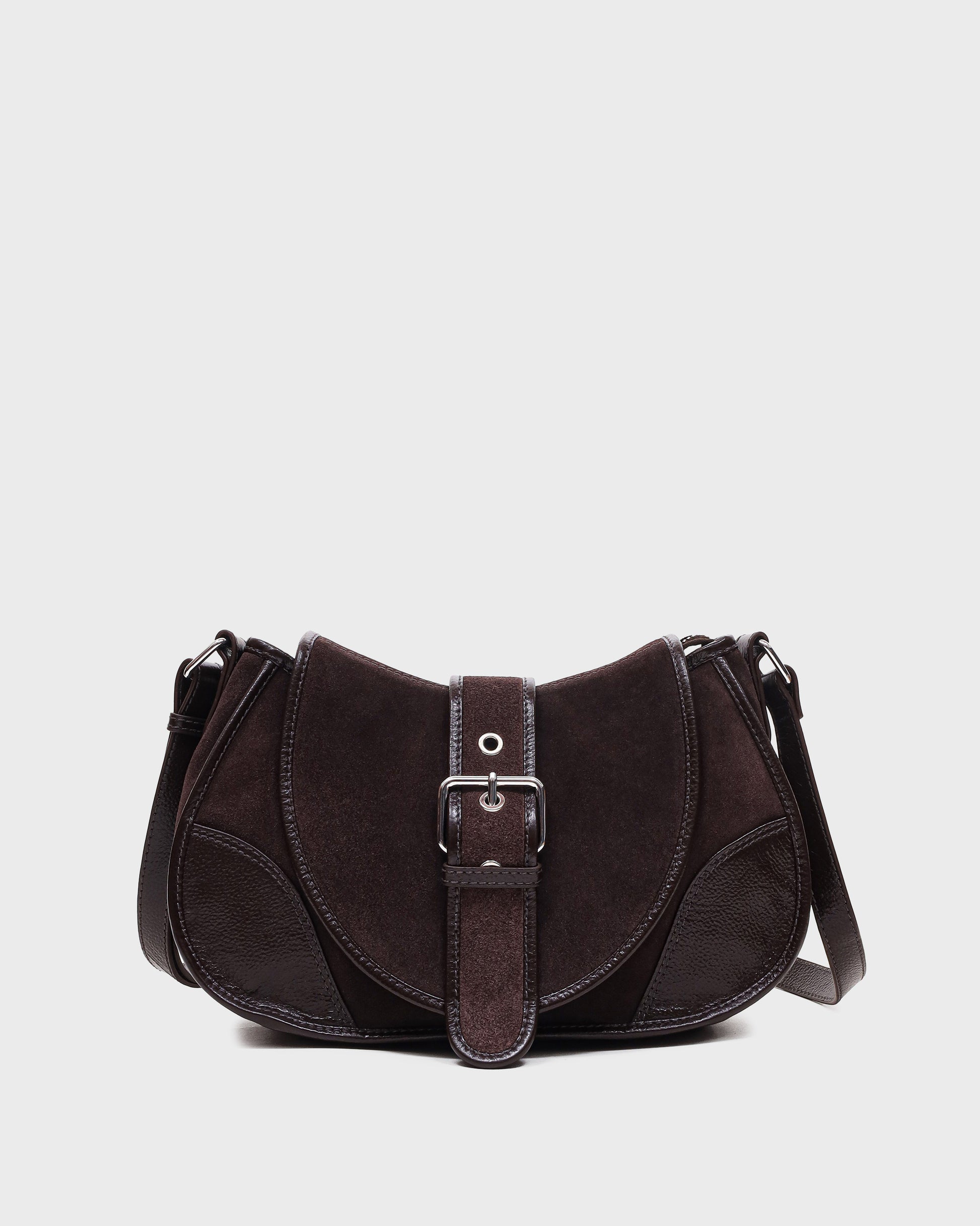 Núnoo Maria Suede Chocolate Medium Chocolate