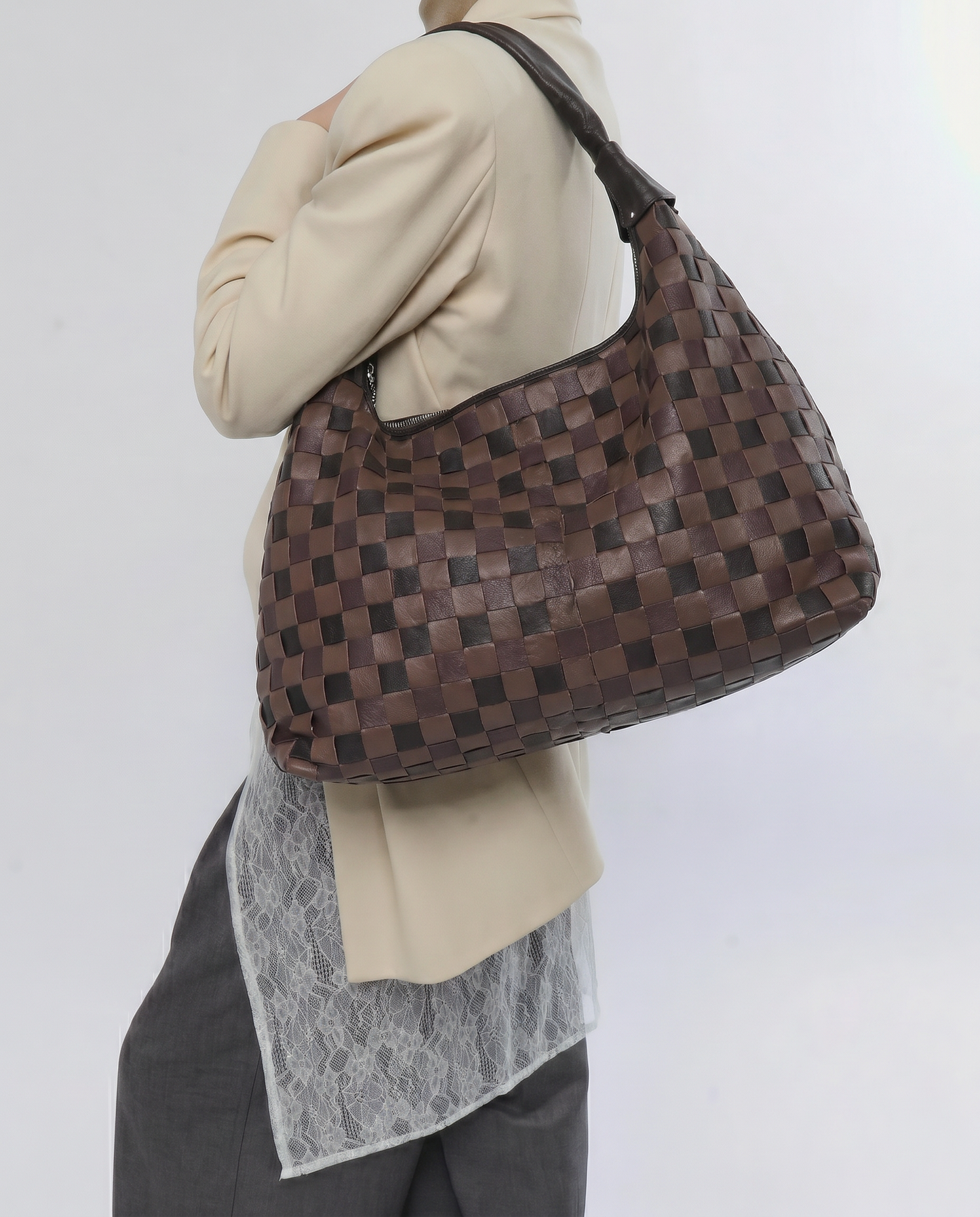 Núnoo Maxi Dandy Braided Air 1 Multi Brown Maxi Brown Multi