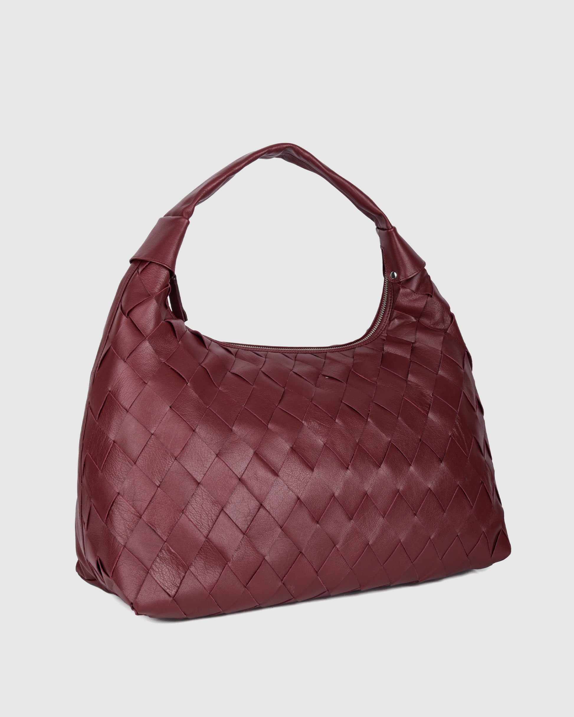 Núnoo Maxi Dandy Braided Bias Mountain Bordeaux Maxi Bordeaux