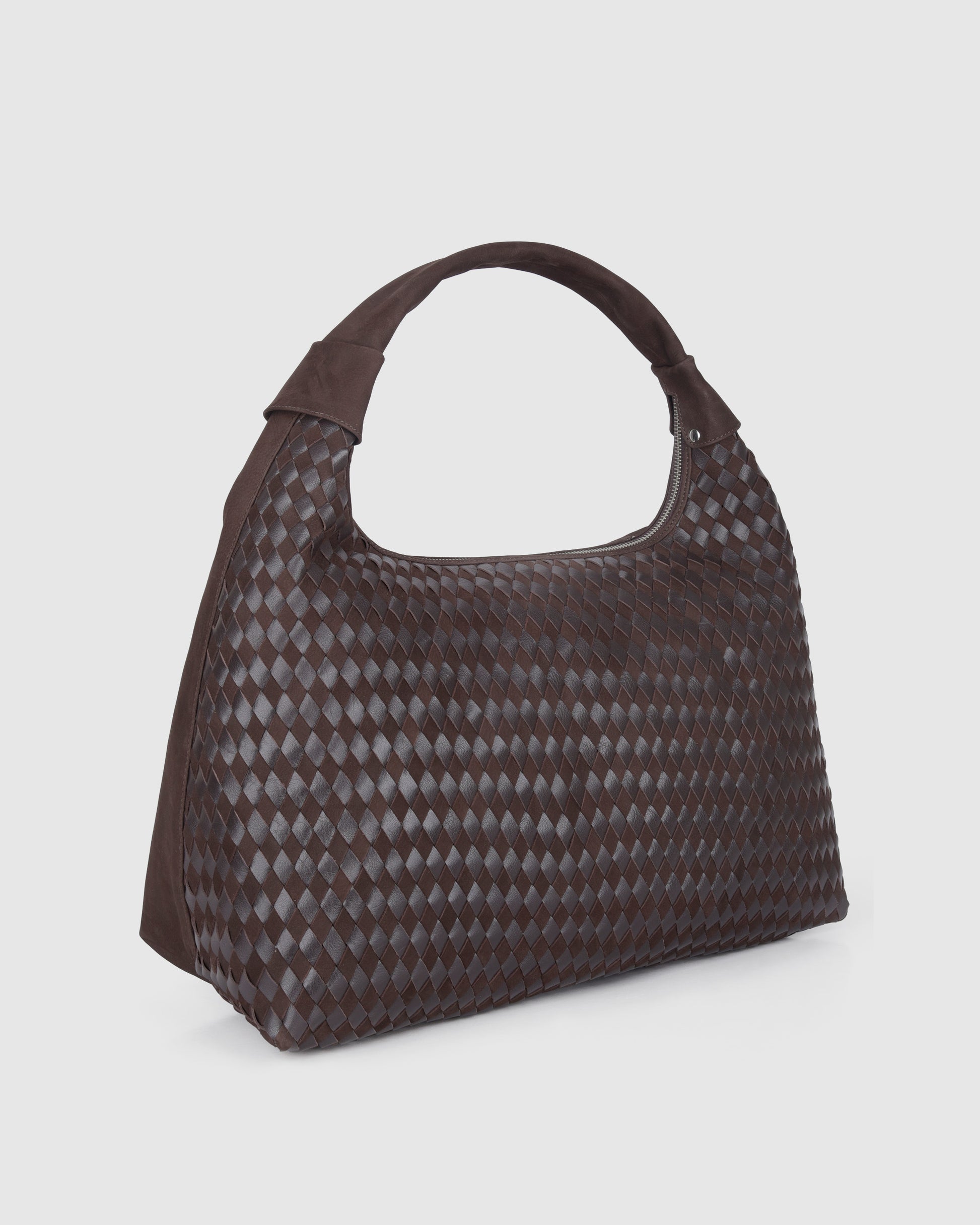 Núnoo Maxi Dandy Braided Nubuck Chocolate Maxi Chocolate