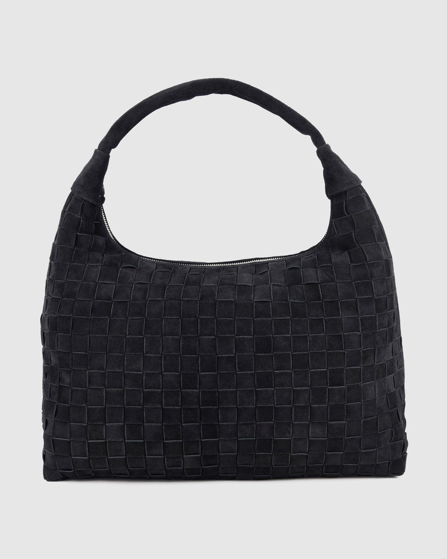 Maxi Dandy Braided Suede Black