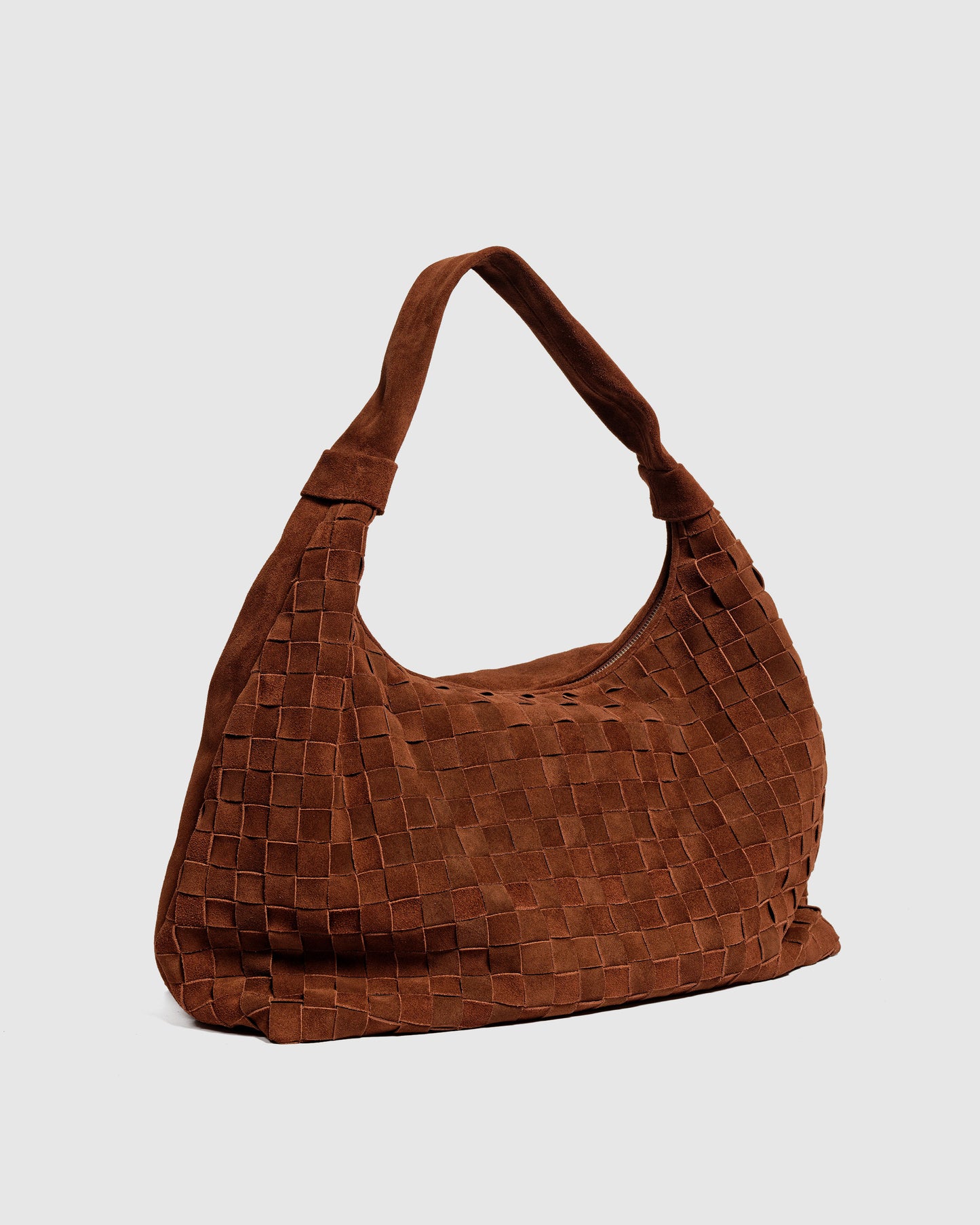 Núnoo Maxi Dandy Braided Suede Cacao Maxi Cacao