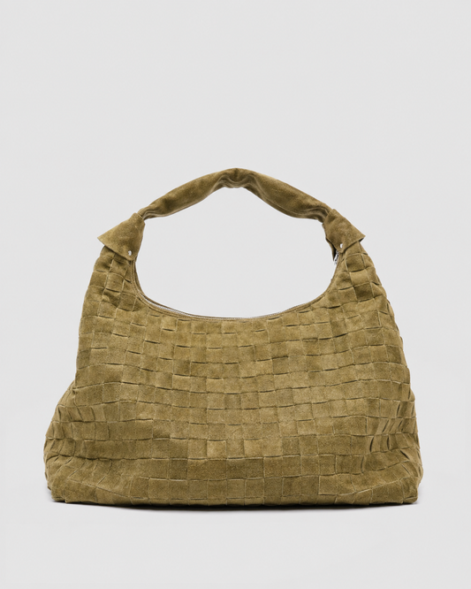 Núnoo Maxi Dandy Braided Suede Sage Maxi Sage