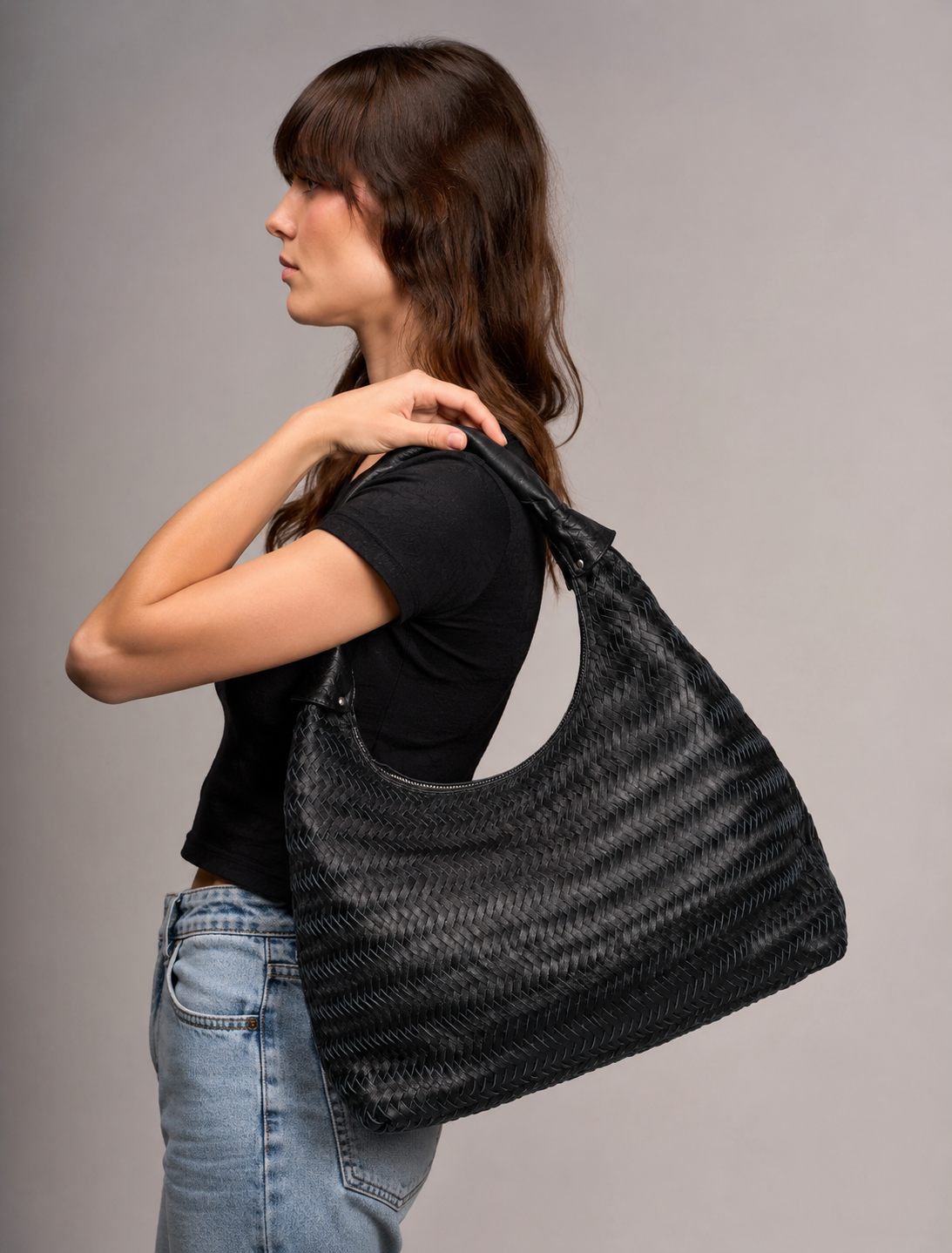 Núnoo Maxi Dandy Woven Black Maxi Black
