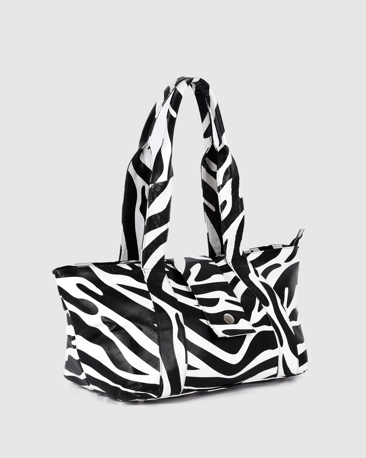 Núnoo Maxi Shopper Savanna Black Stripe Maxi Black Stripe