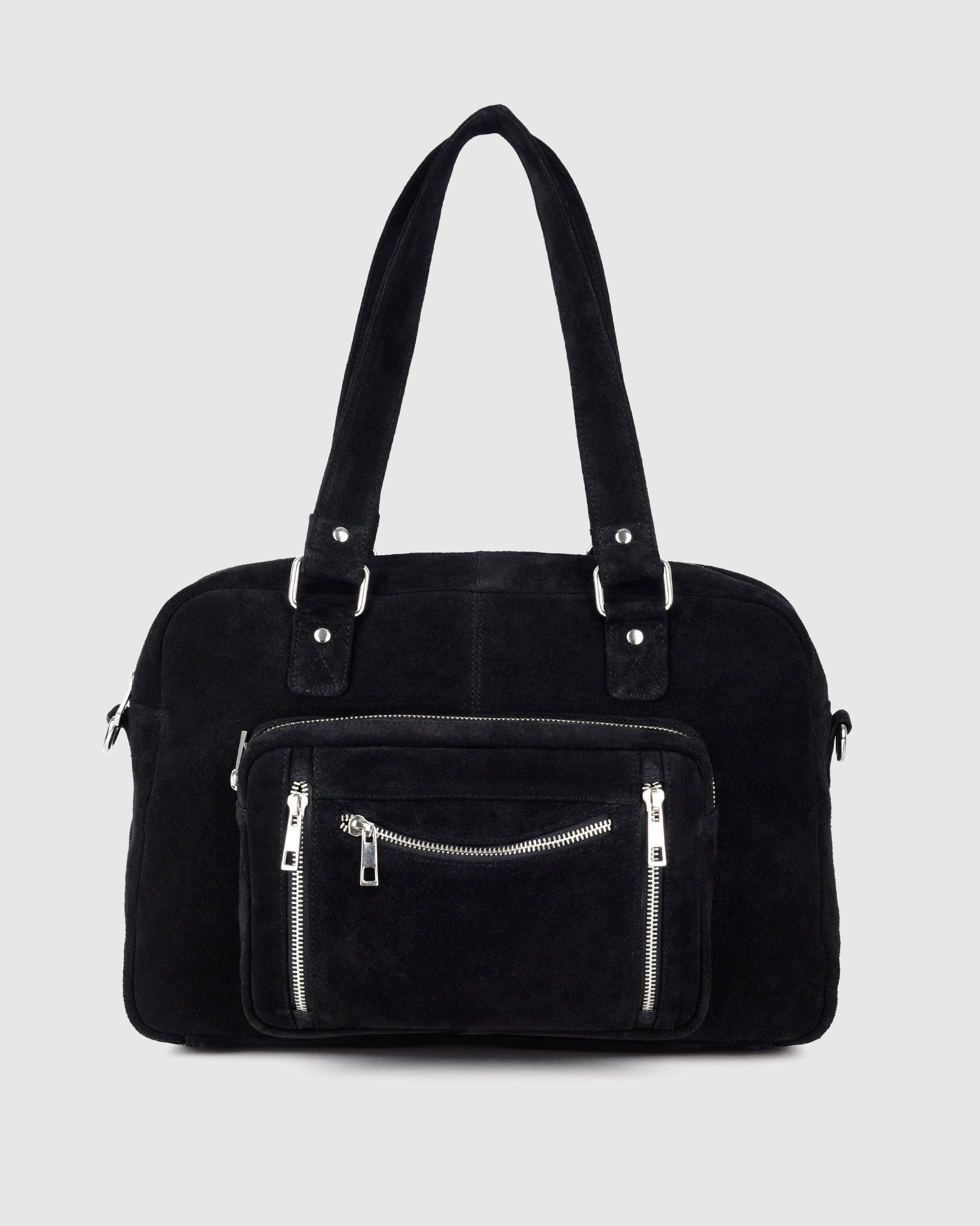 Núnoo Mille Suede Black Maxi Black