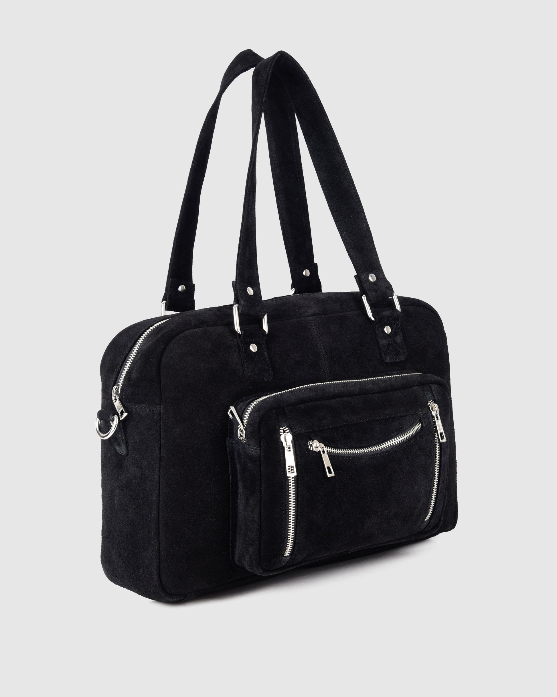 Núnoo Mille Suede Black Maxi Black