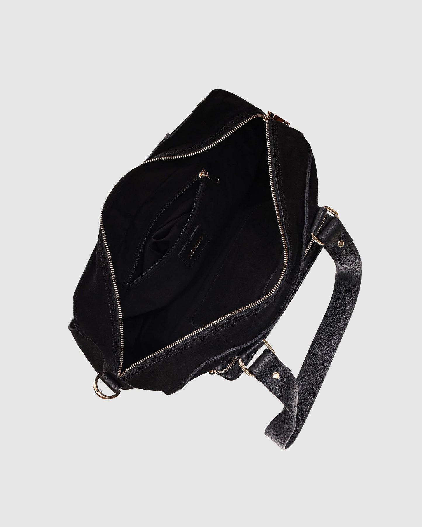 Núnoo Mille Suede Mix Black w. Gold Maxi Black