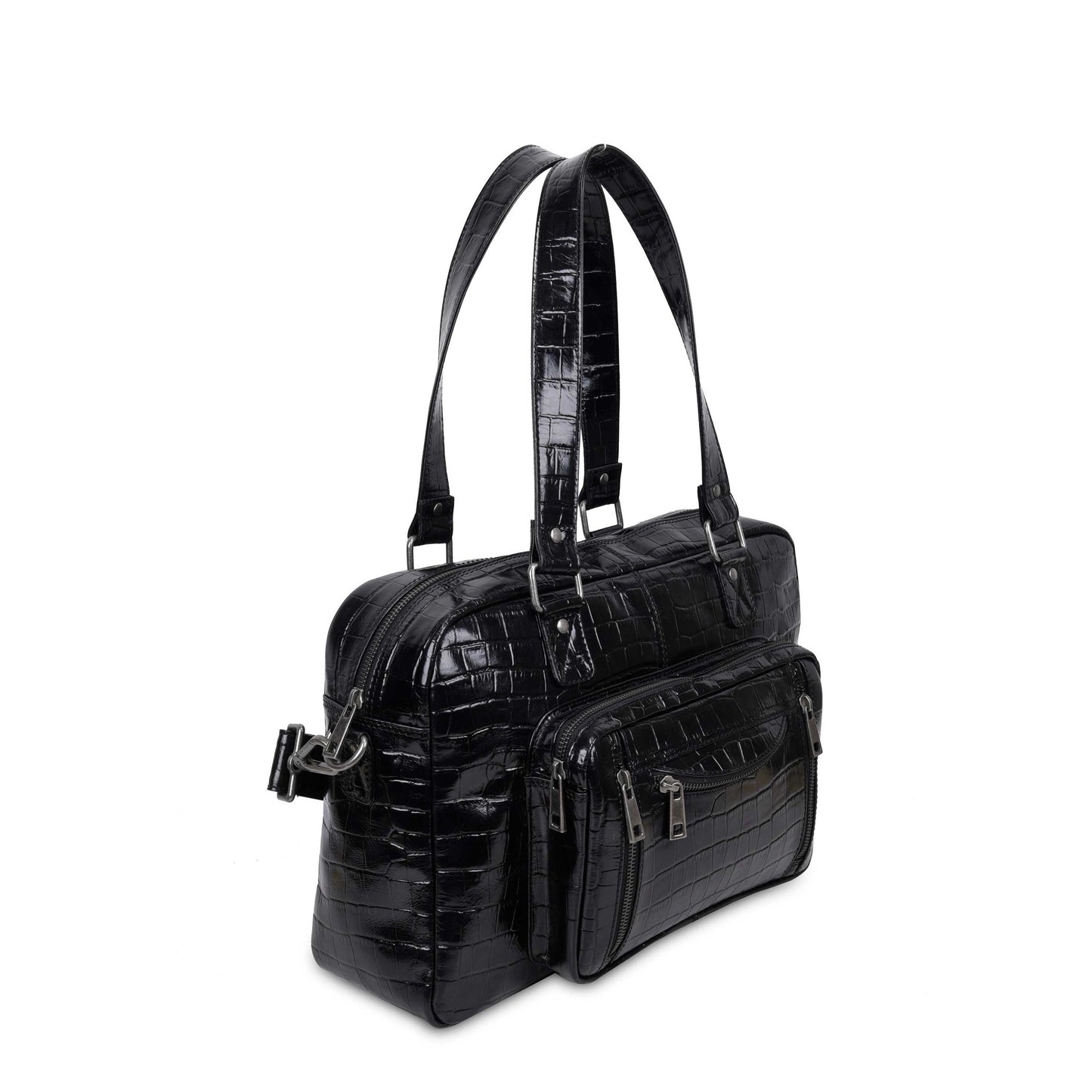 Núnoo Mille Texas Black w. Antique Silver Shoulder bags Black