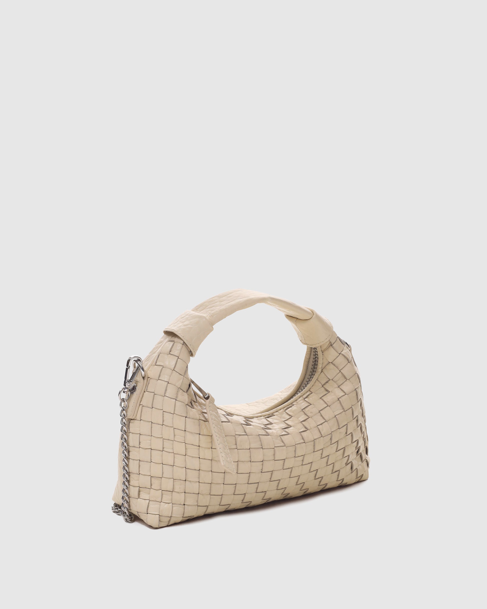 Núnoo Mini Dandy Braided New Zealand Macadamia Small bag Macadamia