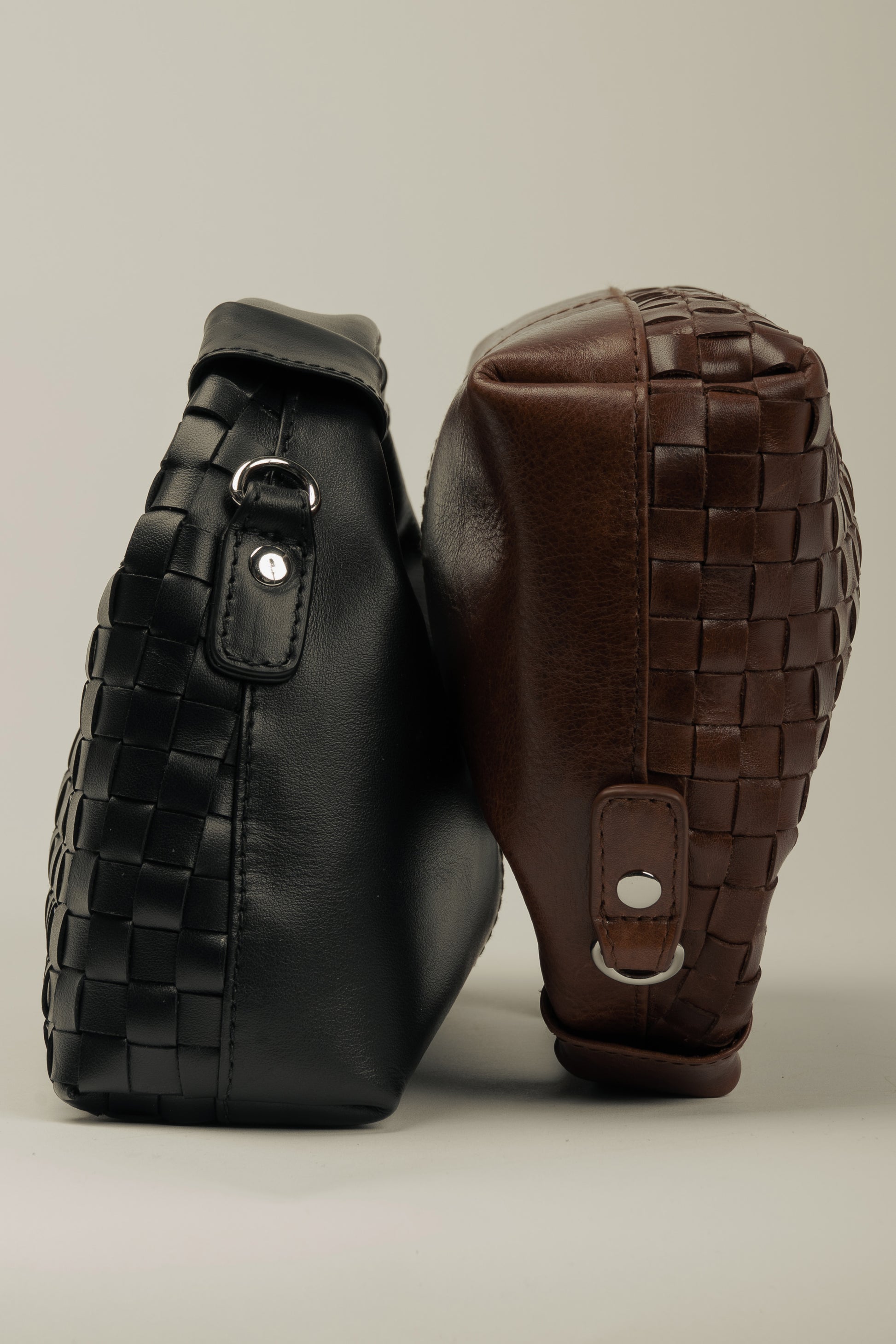 Núnoo Mini Dandy Braided Rain Brown Small bag