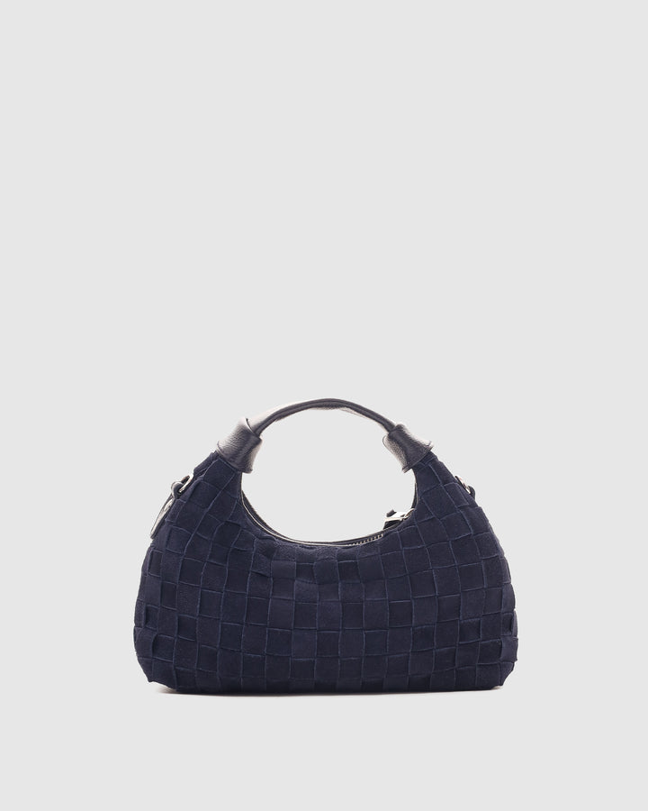 Núnoo Mini Dandy Braided Suede Midnight Blue Small bag Midnight Blue