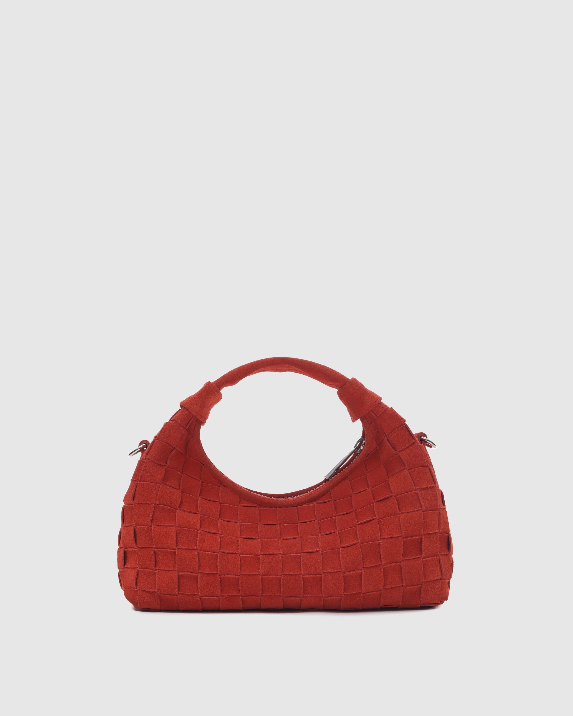 Núnoo Mini Dandy Braided Suede Red Small bag Red