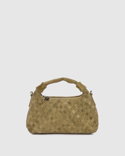 Mini Dandy Braided Suede Sage