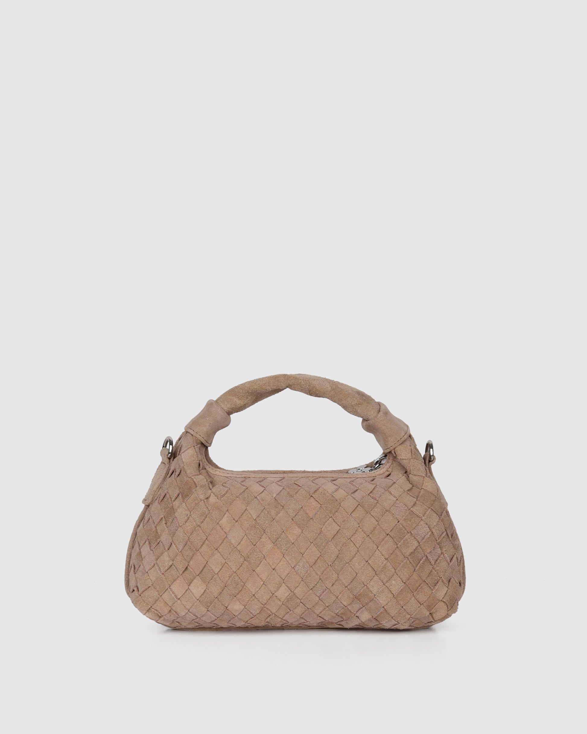 Núnoo Mini Dandy Braided Suede Sand Small bag Sand