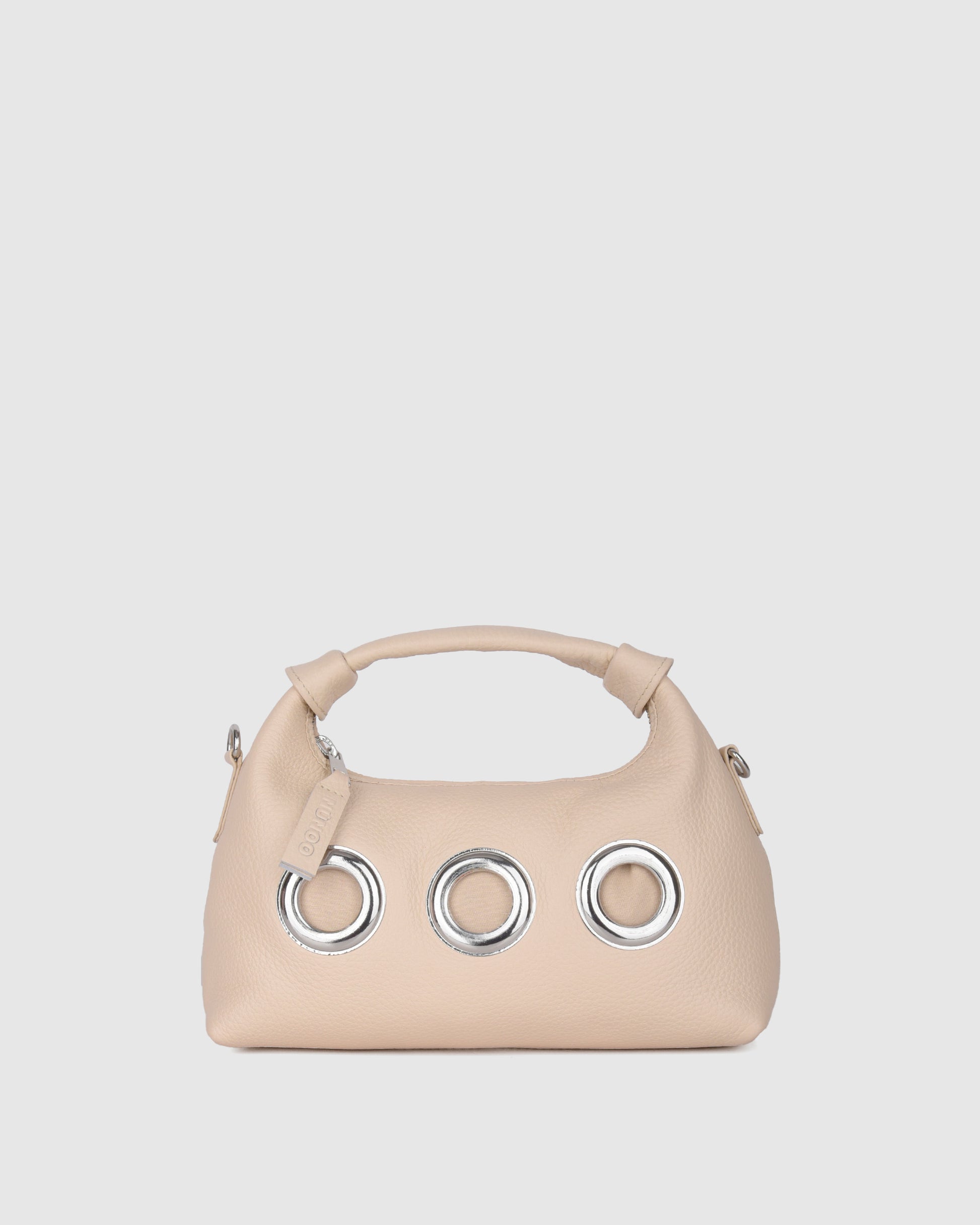 Núnoo Mini Dandy Eyelet Soft Macadamia Small bag Macadamia
