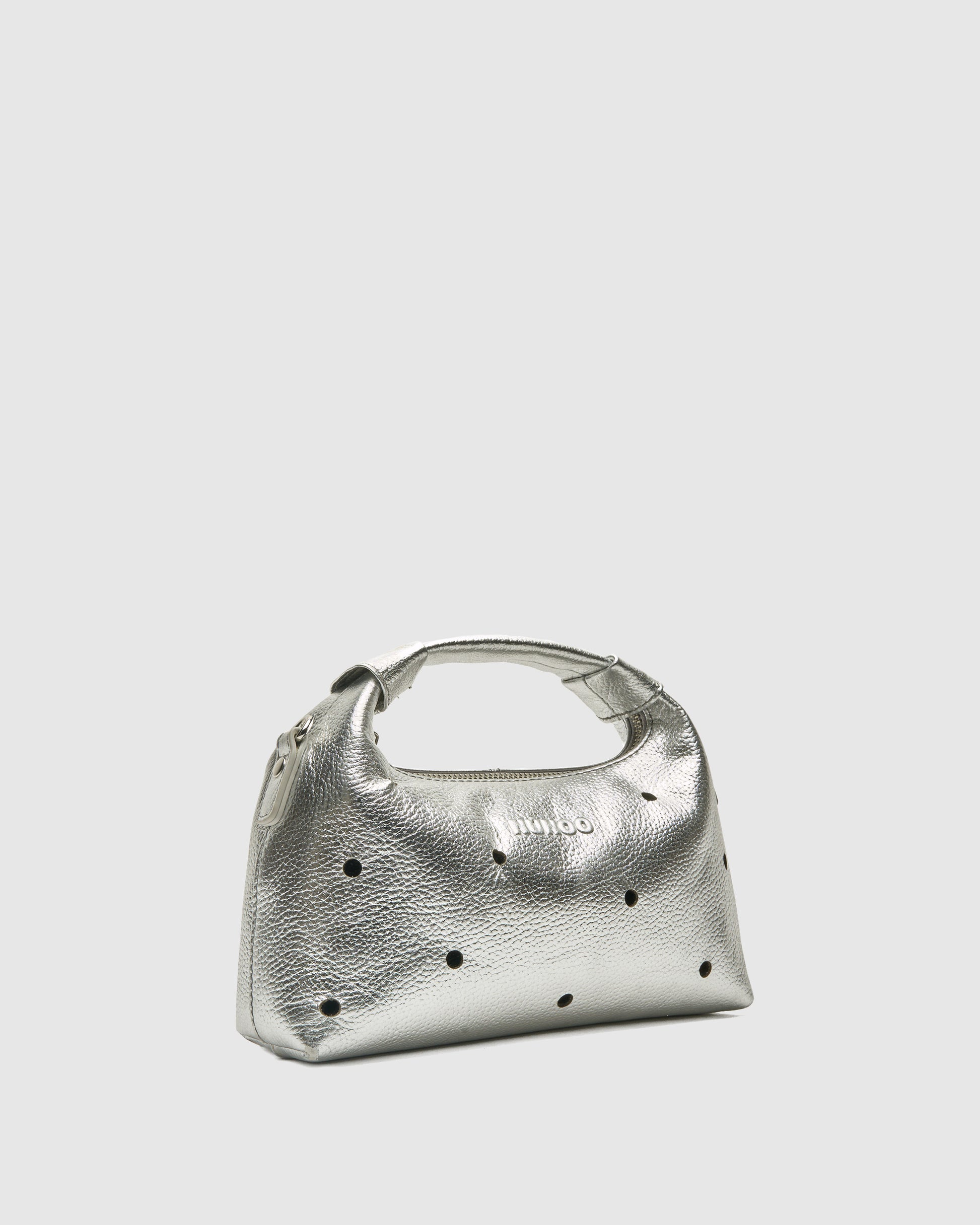 Núnoo Mini Dandy Metallic Silver Small bag Silver