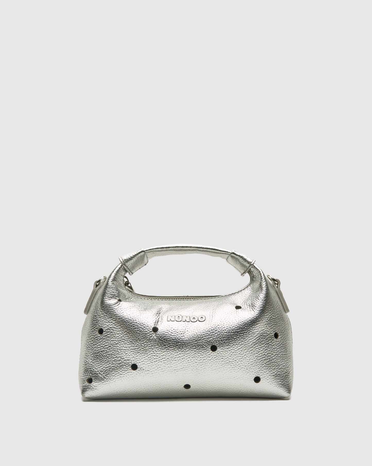 Núnoo Mini Dandy Metallic Silver Small bag Silver