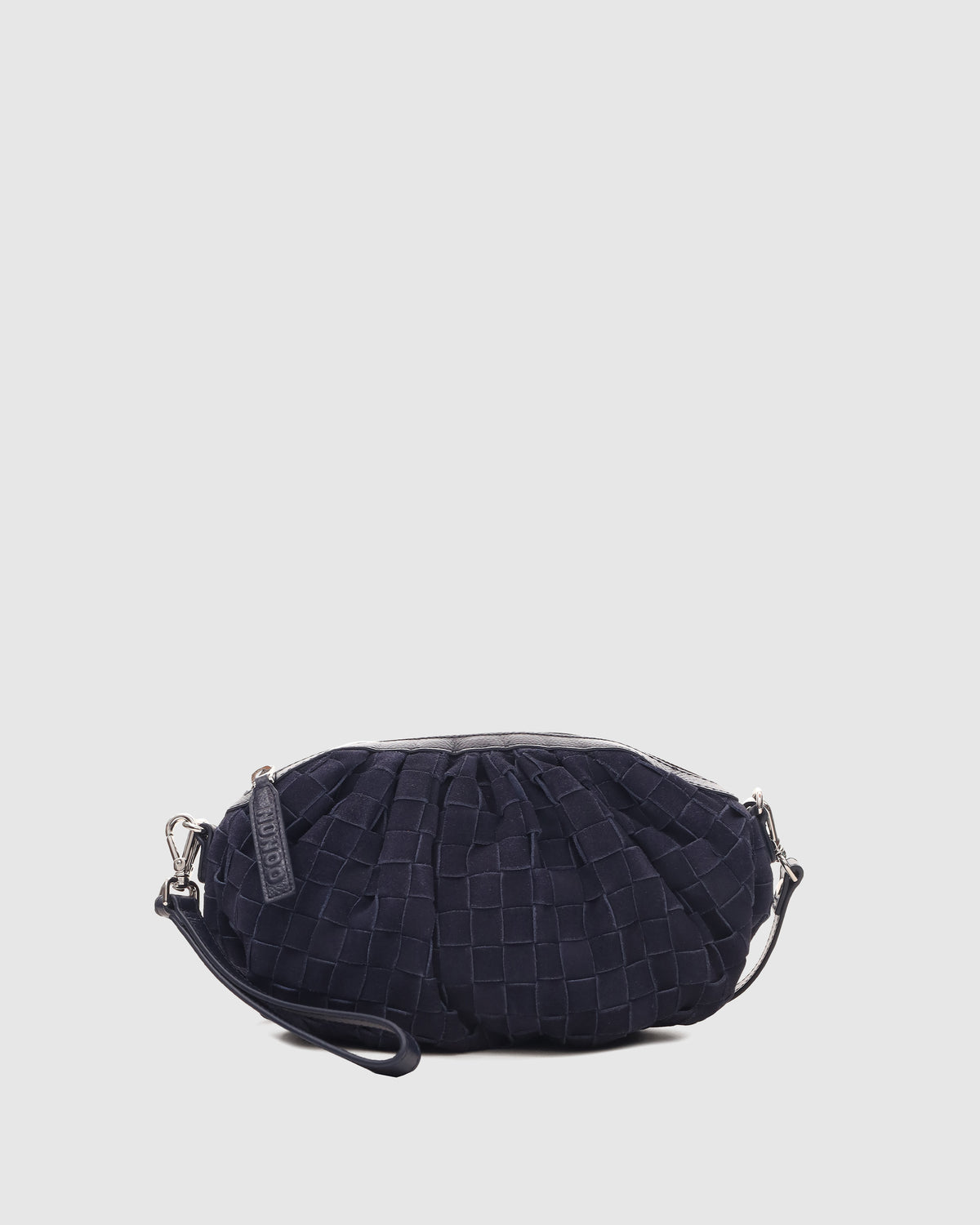 Núnoo Myra Braided Suede Midnight Blue Small bag Midnight Blue