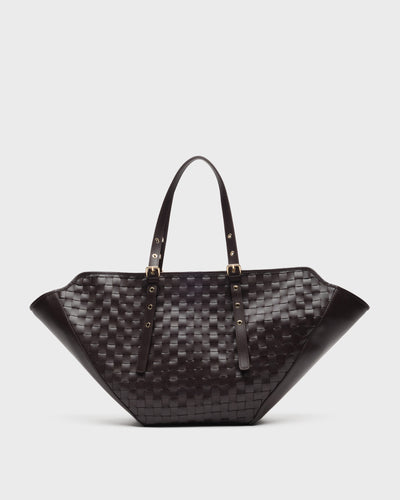 Nora Braided Florence Chocolate w. Gold