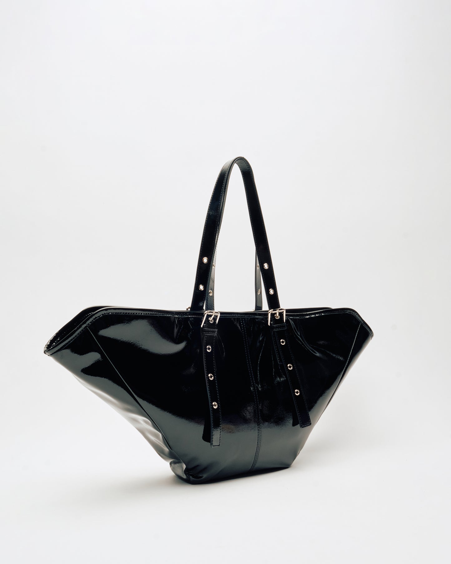 Núnoo Nora Patent Black Maxi Black