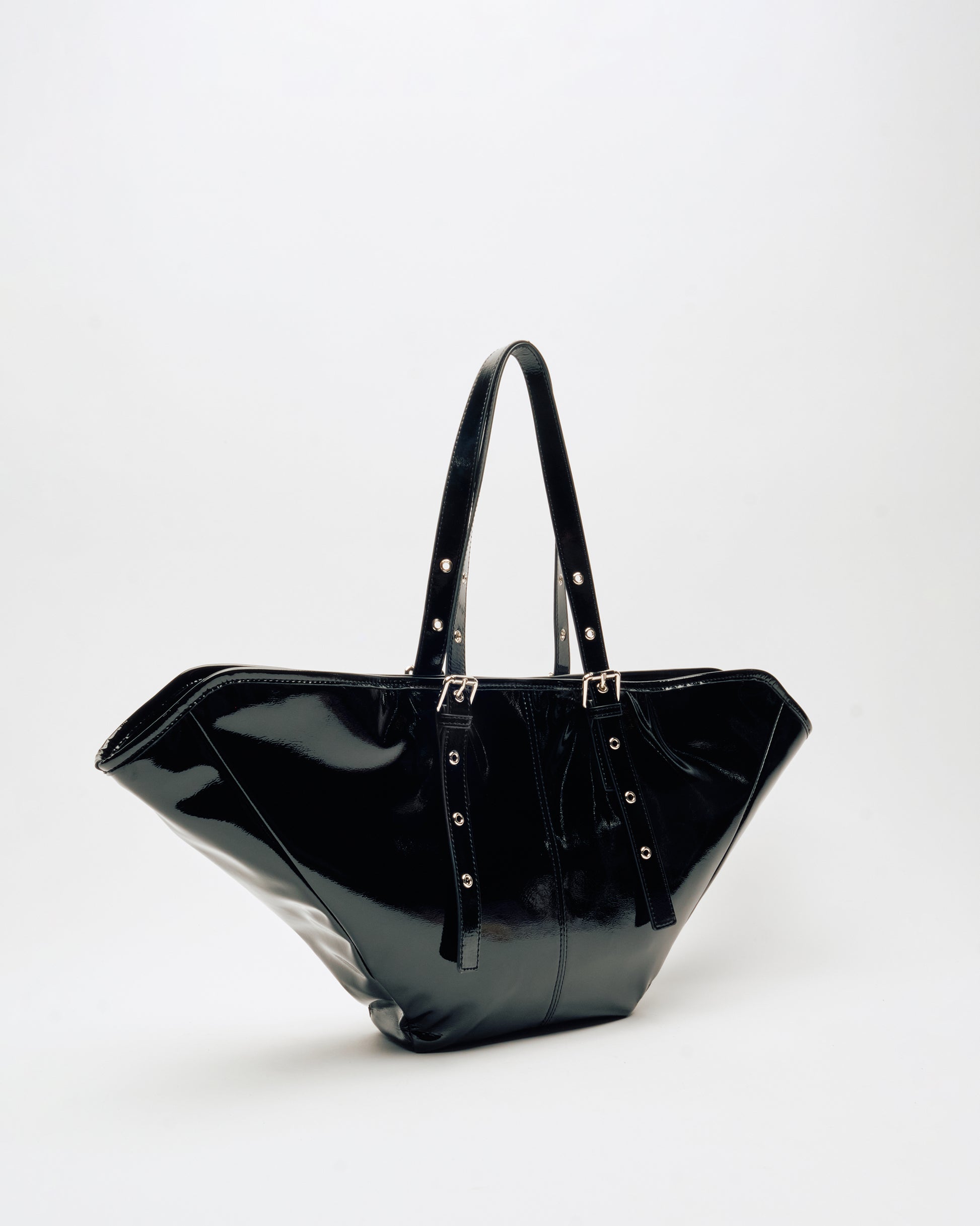 Núnoo Nora Patent Black Maxi Black