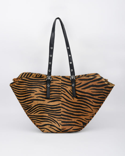 Núnoo Nora Stripes Deluxe Dark Brown Maxi Stripes