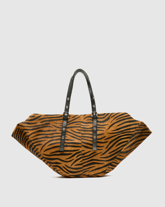 Núnoo Nora Stripes Deluxe Dark Brown Maxi Stripes