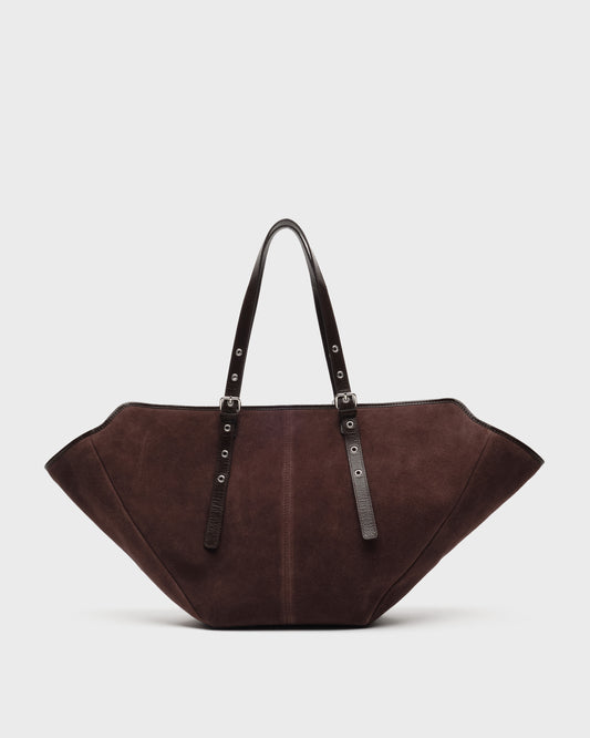 Núnoo Nora Suede Chocolate Maxi Chocolate