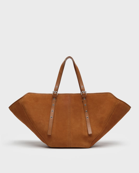 Núnoo Nora Suede Pecan Brown Maxi Pecan Brown