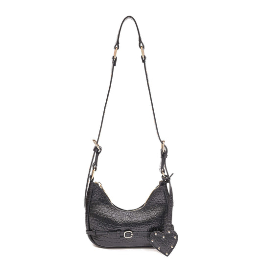 Núnoo Palma Belt New Zealand Black w. Gold Shoulder bags Black