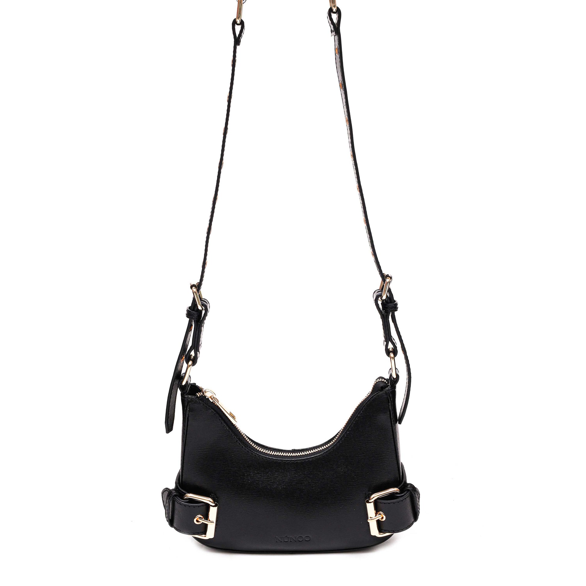 Núnoo Palma Florence Black w. Gold Small bag Black