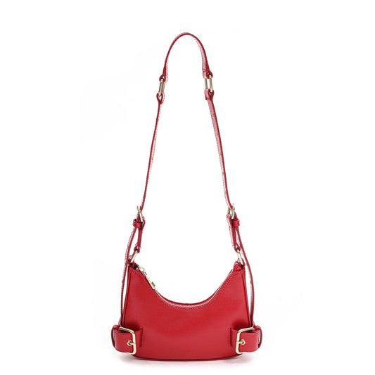 Núnoo Palma Florence Bright Red w. Gold Small bag Bright Red