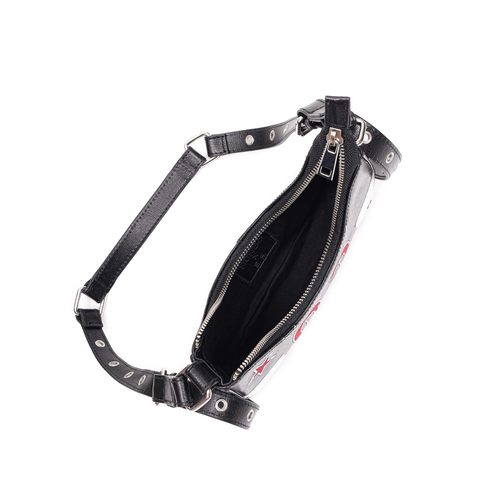 Núnoo Palma Number Florence Black/White Emilia Silberg Shoulder bags Black/white