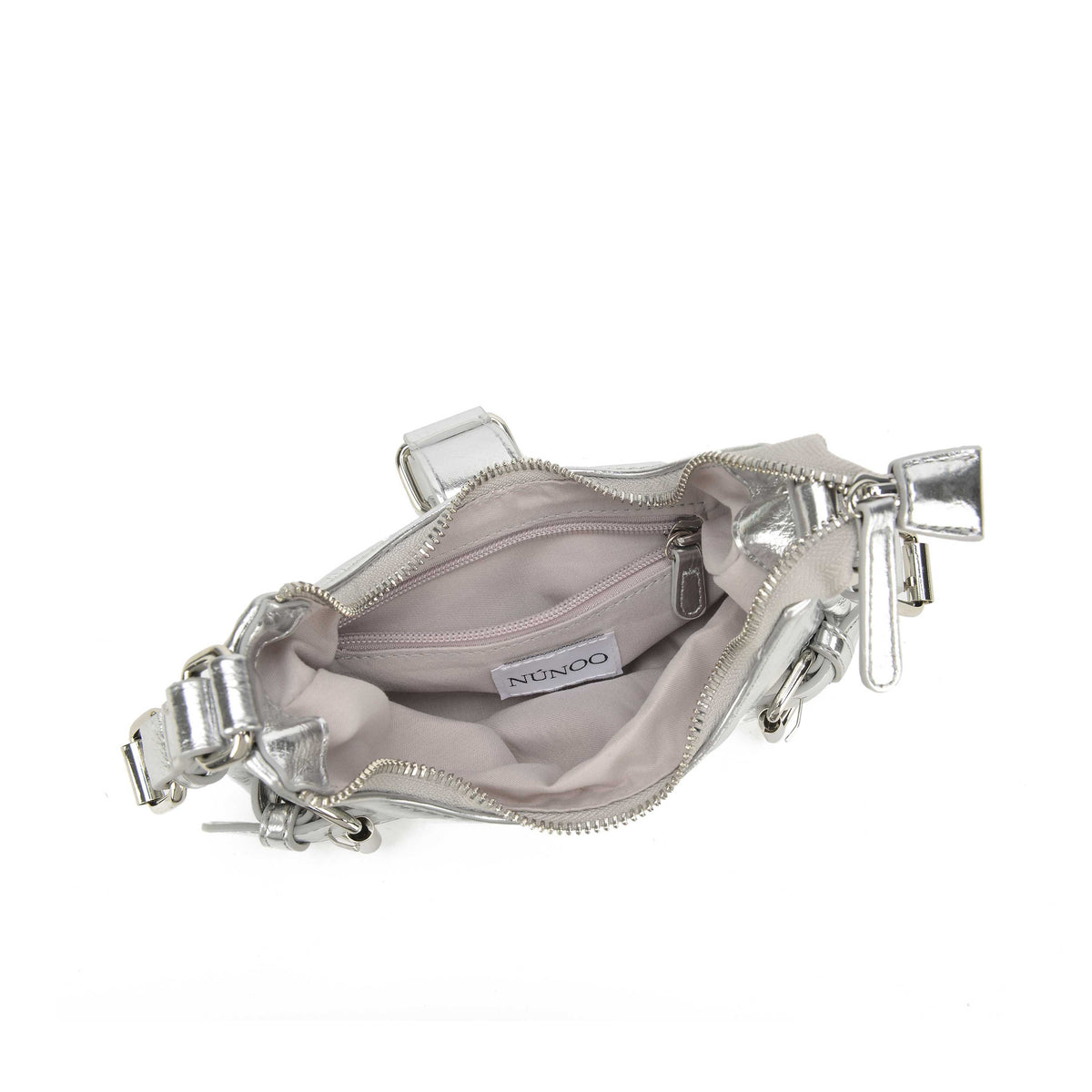 Núnoo Palma Recycled Cool Silver Small bag Silver