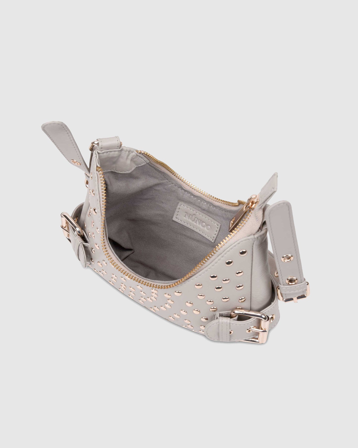 Núnoo Palma Rivet Pure Stone w. Gold Small bag Stone