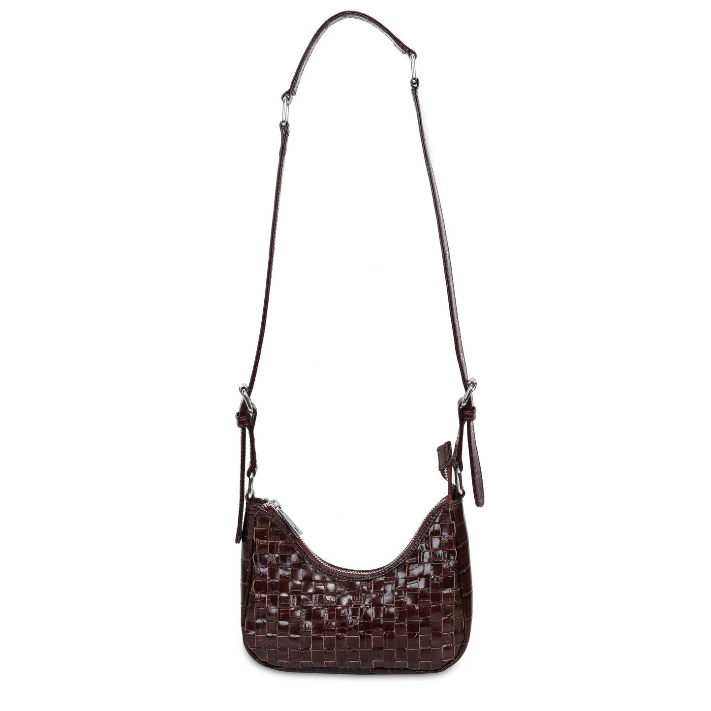 Núnoo Palma Texas Braided Dark Brown Shoulder bags Dark brown