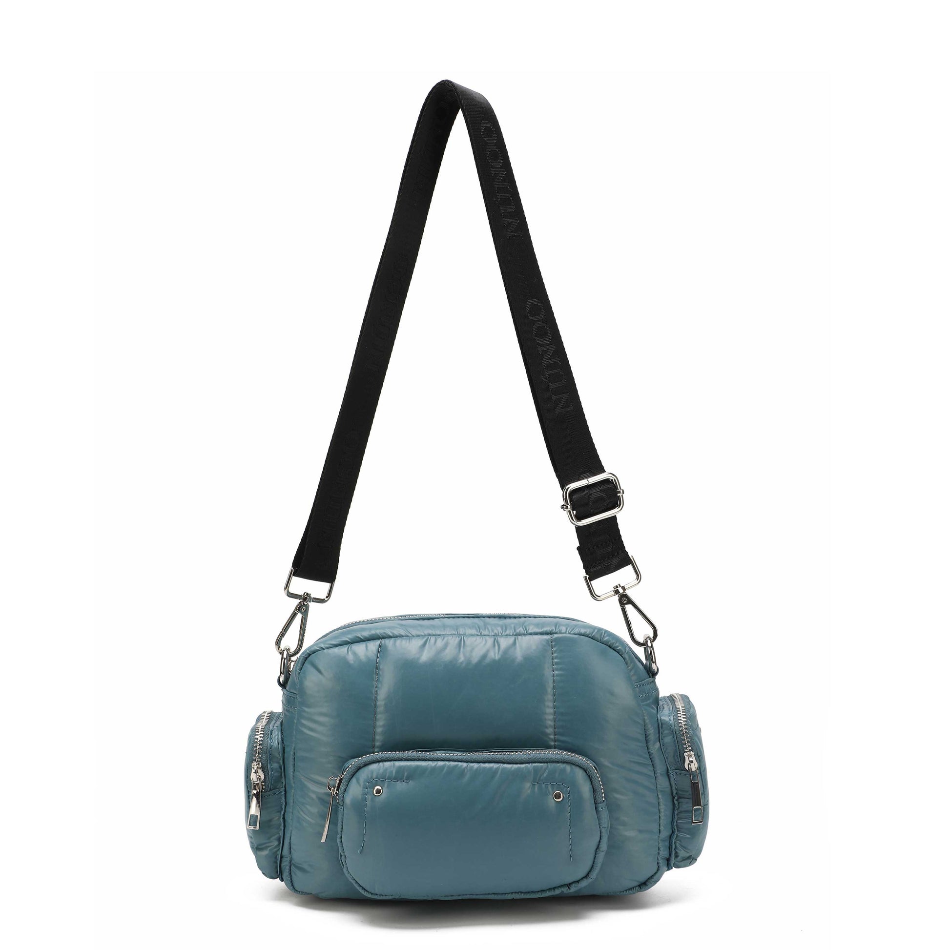 Núnoo Paloma Parashoot Petrol Blue Crossbody Petrol Blue